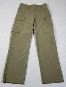 Pantaloni/Shorts Cargo Boy Scouts of America Ragazzi Giovani 10 Verdi Tasche Convertibili - Foto 1 di 17