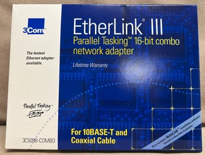 3Com Etherlink Ill 16-bit Combo Network Adapter 3C509B-COMBO - Picture 1 of 13