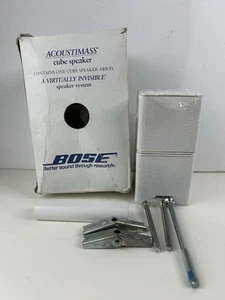 1 Bose Doppelcube Lautsprecher DoubleShot Lifestyle Acoustimass weiß Open Box - Bild 1 von 8