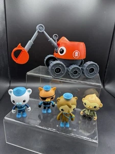 Octonauts Above & Beyond Terra Gup 3 Crane Excavator Toy Vehicle With 4 Figures - Picture 1 of 8