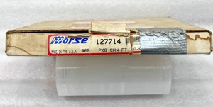 Catene a rulli rivettate Morse 40R 127714 10 piedi LOTTO DI 2 PEZZI #NUOVE SPEDIZIONE VELOCE - Foto 1 di 7