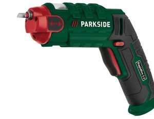Avvitatore Parkside 4V Cordless Rapidfire 2.2 + custodia portaoggetti con passante per cintura - Foto 1 di 7