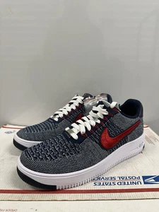 Nike Air Force 1 Ultra Flyknit Low ‘Patriots’ FV4079 012 Size 10.5 - Picture 1 of 8