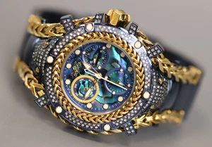 INVICTA Gladiator Lady 43.20mm Stainless Steel + Diamond Gold + White - Picture 1 of 5