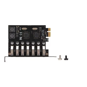PCIe-zu-USB 3.0-Erweiterungskarte 5 Gbit/s Hochgeschwindigkeits-4A-Stromv CHP - Afbeelding 1 van 22
