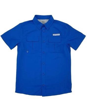Camisa Realtree Azul Juvenil Ventilada Pesca 🎣. XL Foto 1 de 4