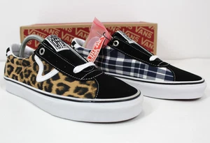 Vans x Sandy Liang Sport Bayside Leopard-Tartan Trainers UK 8.5 US 9.5 EU 42.5 - Picture 1 of 24