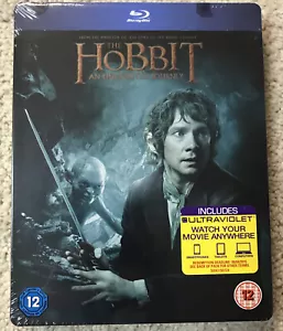 THE HOBBIT: AN UNEXPECTED JOURNEY (Blu-Ray) SteelBook UK Edition New Sealed - Picture 1 of 2