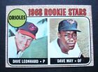 1968 Topps Baseball Singles #1 Thru #589 W/Stars N Rookies Stars Updated 5/18/24
