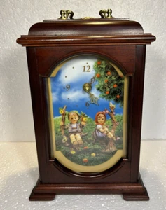 Reloj Hummel Goebel Apple Tree Niño Niña Vintage Mesa Danbury Como Nuevo - Imagen 1 de 12