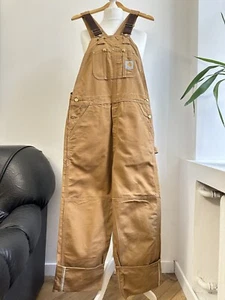 Carhartt Latzoverall Hamilton braun 'Dearborn' Canvas 34x34 - Bild 1 von 5