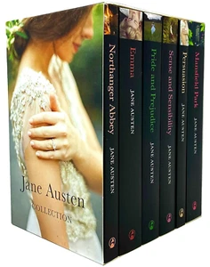 Jane Austen Complete 6 Books Collection Box Set (Northanger Abbey, Emma, Pride.. - Picture 1 of 12
