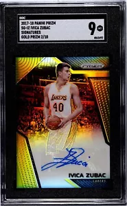 2018 Panini Prizm Ivica Zubac GOLD AUTO SGC 9 /10 - Picture 1 of 2