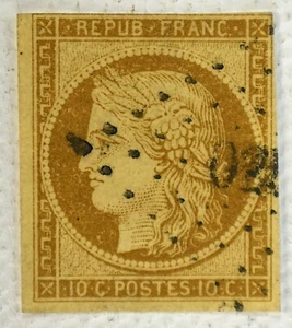 FRANCE #1 CERES NH, 1849-1850 - Picture 1 of 2