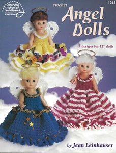 Angel Dolls Crochet 13" Christmas Peppermint Celestial Flower Garden Rainbow NEW - Picture 1 of 2