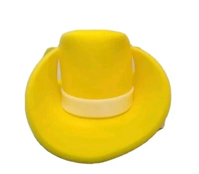 JUMBO FOAM BIG LARGE COWBOY  WESTERN OVERSIZED COSTUME HAT Yellow 30 GALLONs  - Image 1 of 2