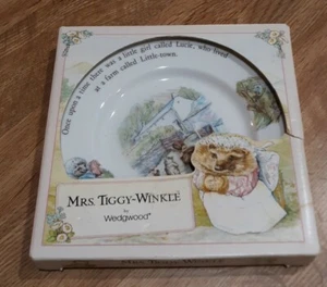Vintage 1992 Mrs Tiggly Winkle von Wedgewood 7" Sammlerstück dekorieren Teller neu - Bild 1 von 6