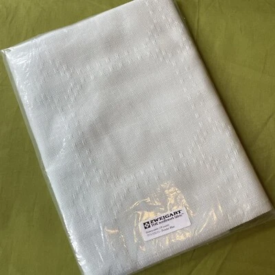 Zweigart 18 Count Blank Honeycomb Afghan (7571) 48" x 55" (1.3yds) Blue - Image 1 of 3