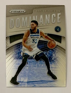 Panini Prizm Dominance Karl-Anthony Towns Minnesota Timberwolves #15 2019-20 - Imagen 1 de 2