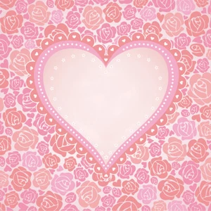 Paper Lunch Decoupage Napkins Two Individual Craft Art Heart Valentine's Day - Picture 1 of 10