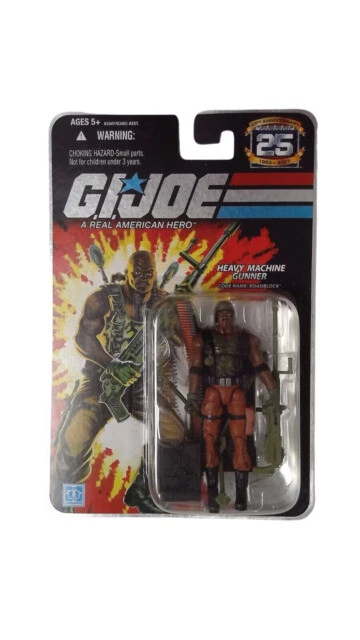Hasbro GI Joe 25th Anniversary Roadblock Action Figure