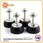 4x Air Conditioner Anti Vibration Rubber Mounts Adjustable Height Stands Feet