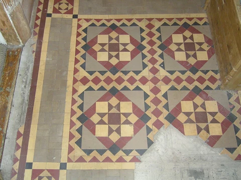Original victorian hallway floor tiles Cover