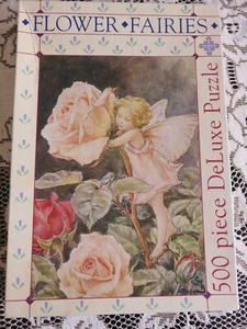 Flower Fairies Puzzle 500 Pcs Song of the Rose Fairy 1993 49.8 x 34.1 cm RARE - Picture 1 of 6