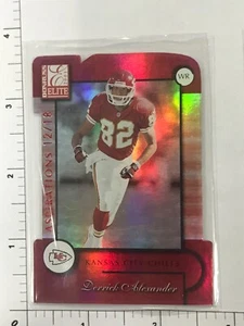 Derrick Alexander #D /16 Die Cut Red 2001 Donruss Elite Aspirations #43 Chiefs - Bild 1 von 2