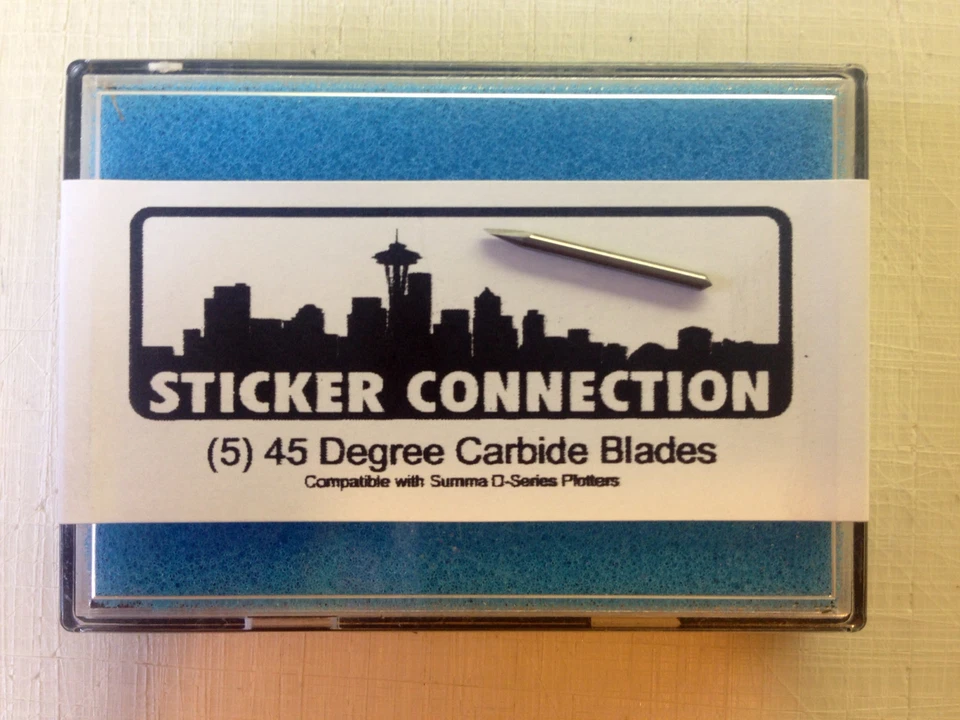 (5) 45 Degree Plotter Blades - Compatible with Summa D-Series Vinyl Cutter - Image 1 of 4