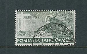 Italy , Eritrea overprinted SC # 94 Saint Francis Of Assisi . Used -Hinged - Picture 1 of 1