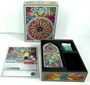 Sagrada Würfel Zeichenfenster Bastelspiel einige Figuren versiegelt, unbenutzt. Komplett! - Bild 1 von 9