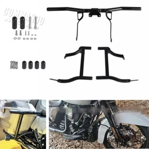 Saddlebag Guard & Highway Crash Bar For Harley Road King Electra Glide 2014-2024 - Picture 1 of 6