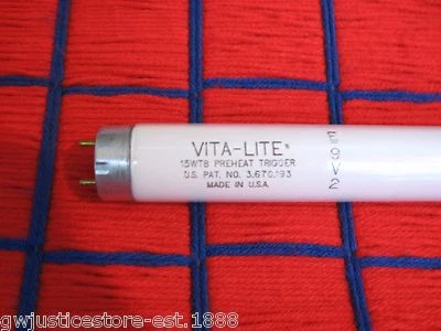 DURO-TEST VITA-LITE FULL SPECTRUM fluorescent Natural LIGHT bulb # 4801 ORIGINAL F15T8