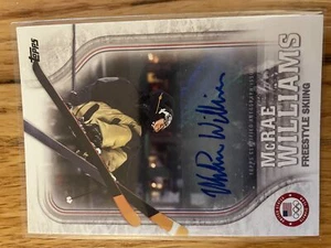2018 Topps Olympics US-20 McRae Williams Base Autograph #/60 - Picture 1 of 1