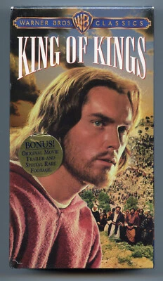King of Kings VHS 2-Tape Box Set Jeffrey Hunter Siobhan McKenna Harry Guardino - Image 1 of 4