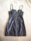 Mistress Rock Los Angeles Black Faux Leather Look Corset Dress Womens S Small