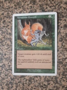 MTG - 1 x Monstrous Growth - Starter 2000 - Picture 1 of 1