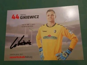 SC Freiburg , R. Gikiewicz , Autogrammkarte ,Fussball - Picture 1 of 2