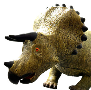 Large Dinosaur Toy Triceratops Jurassic Dino Gift for Boys Girls Kids Age 3