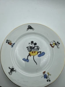 Plato 7.5’’’ Walter E Disney Mickey Mouse porcelana en Baviera alrededor de 1930 Walt 5 - Imagen 1 de 11