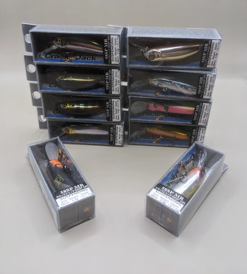 PONTOON21 Auswahl Crack Jack Pontoon 21 Wobbler Angeln 58 SP MR 1,5 - 1,7 m Suspending NEU