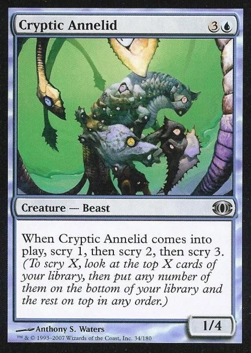 Cryptic Annelid - Medium Play MTG Futuresight - Image 1 of 1