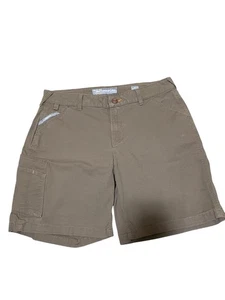 Ariat Rebar Perfect Rise Beige Khaki Shorts Cotton Blend Men's Size 31 - Picture 1 of 6