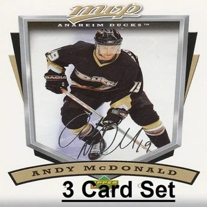 Andy McDonald Anaheim Ducks NHL Hockey Card Collection - 3 Card Set - Picture 1 of 4