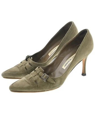 Zapatos de salón MANOLO BLAHNIK caqui EU36 1/2 (aprox. 23cm) 2200625345168 Foto 1 de 4