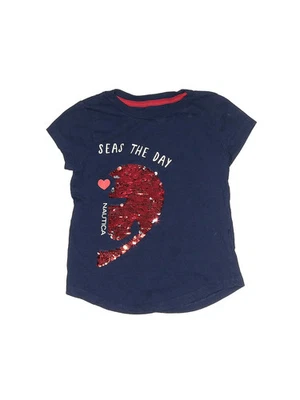 Camiseta azul manga corta Nautica para niñas 5 Foto 1 de 2