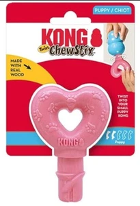 Kong Chewstix Hund Welpen Spielzeug Hart Rosa Aggressiv Kaugummireinigung - Bild 1 von 5
