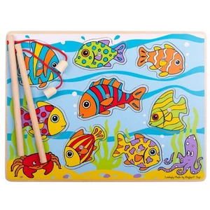 Bigjigs Toys Tropical Magnetic Fishing Game with Fishing Rod - Picture 1 of 2