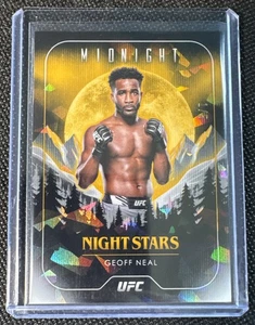 GEOFF NEAL 2024 Topps UFC Midnight Night Stars Daybreak 1/5 First On Print - Picture 1 of 2